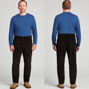 🆕 J.A. Bank 1905 Corduroy Pants 42x29 Brown | NWT Men’s Classic Fit